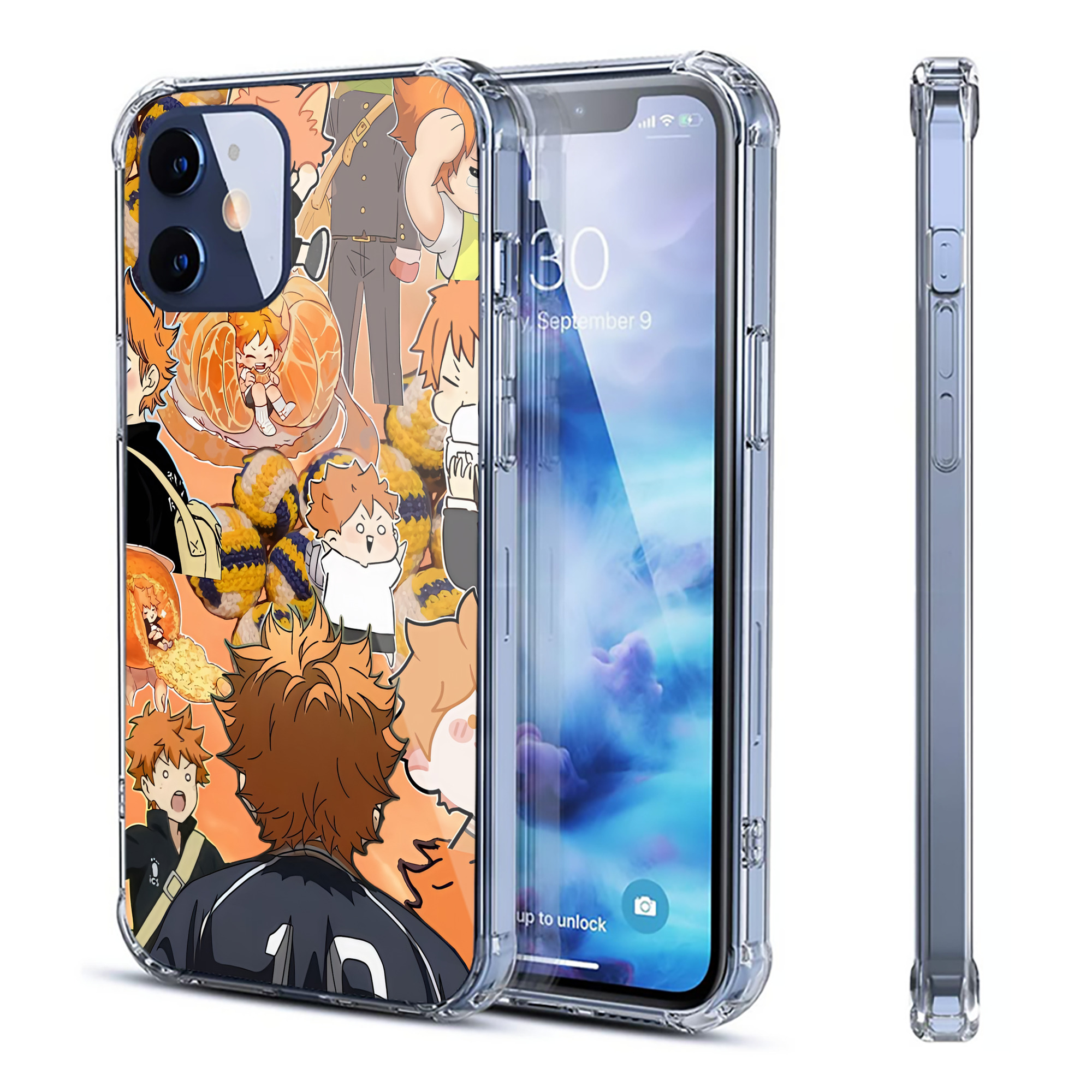 （画像用） ハイキュー!! Haikyu!! 【iPhone 12シリーズ対応】透明スマホケース（クリアソフトケース）